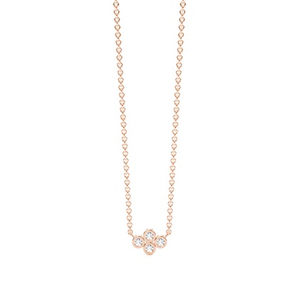 Rose Gold Chain Diamond Pendants