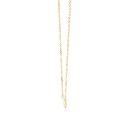 Diamond bar delicate chain necklace