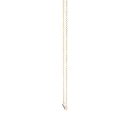 Jemný retízkový náhrdelník Tanzanite