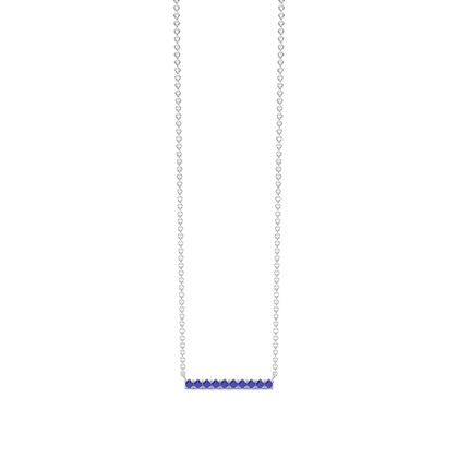 Jemný retízkový náhrdelník Tanzanite