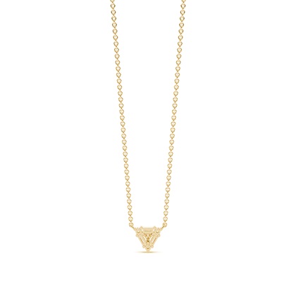 Baguette und Runde Diamanten Zarte Halskette