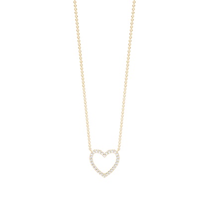 Yellow Gold Diamond Pendants & Necklaces