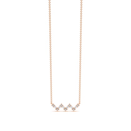 Baguette Diamond Pendants