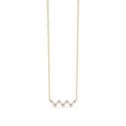 Baguette Diamond Pendants