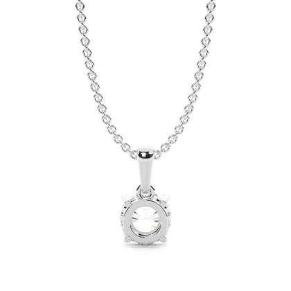 Halo-Diamant-Solitär-Anhänger