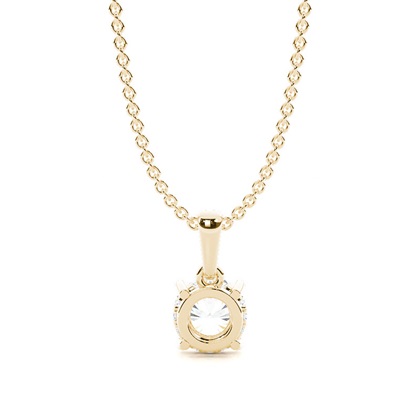 Halo-Diamant-Solitär-Anhänger