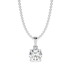 Halo-Diamant-Solitär-Anhänger