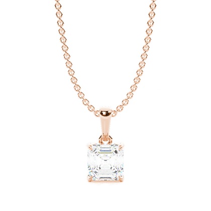 Rose Gold Diamond Pendants & Necklaces