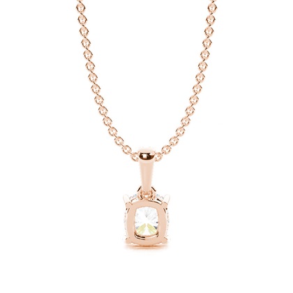 Halo-Diamant-Solitär-Anhänger