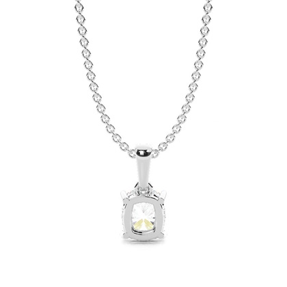 Halo-Diamant-Solitär-Anhänger