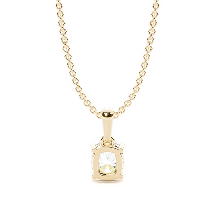 Halo-Diamant-Solitär-Anhänger