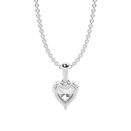 Halo-Diamant-Solitär-Anhänger