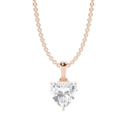 Rose Gold Diamond Pendants & Necklaces