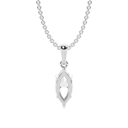 Halo-Diamant-Solitär-Anhänger