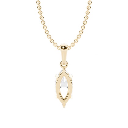 Halo-Diamant-Solitär-Anhänger