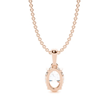 Halo-Diamant-Solitär-Anhänger