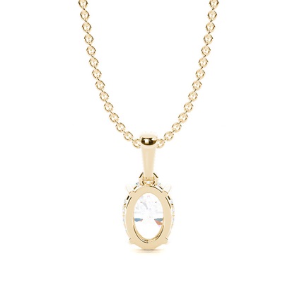 Halo-Diamant-Solitär-Anhänger