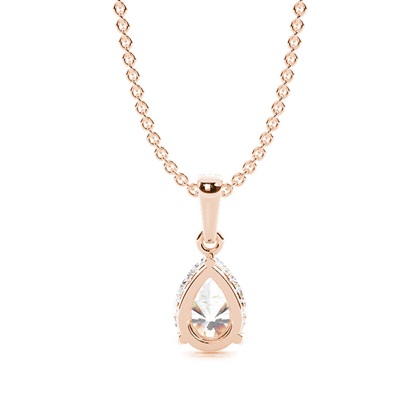 Halo-Diamant-Solitär-Anhänger