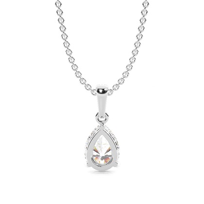 Halo-Diamant-Solitär-Anhänger