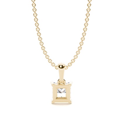 Halo-Diamant-Solitär-Anhänger