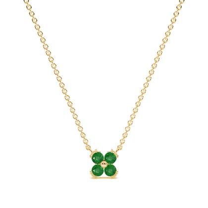 Yellow Gold Diamond Pendants Gemstones