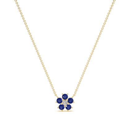 Yellow Gold Diamond Pendants & Necklaces