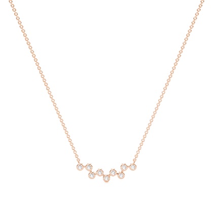Rose Gold Diamond Pendants & Necklaces