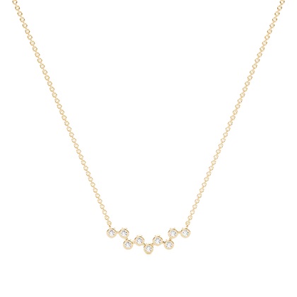 Yellow Gold Diamond Pendants & Necklaces