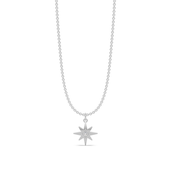 Delicate Diamond Star Chain Necklace