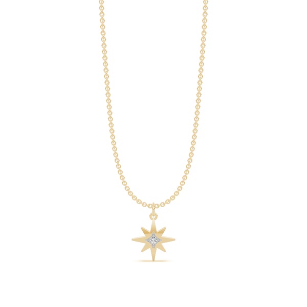 Delicate Diamond Star Chain Necklace