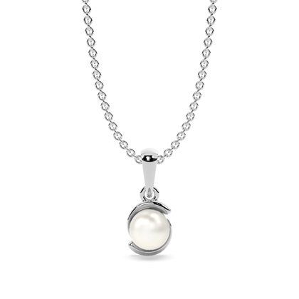                                                      Classic swirl Pearl Pendant