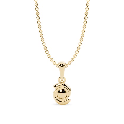 Klassische Wirbel Perlen Anhänger