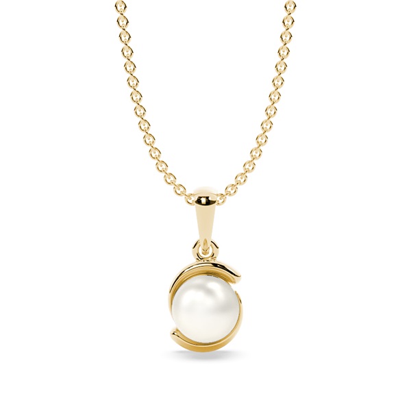 Classic swirl Pearl Pendant