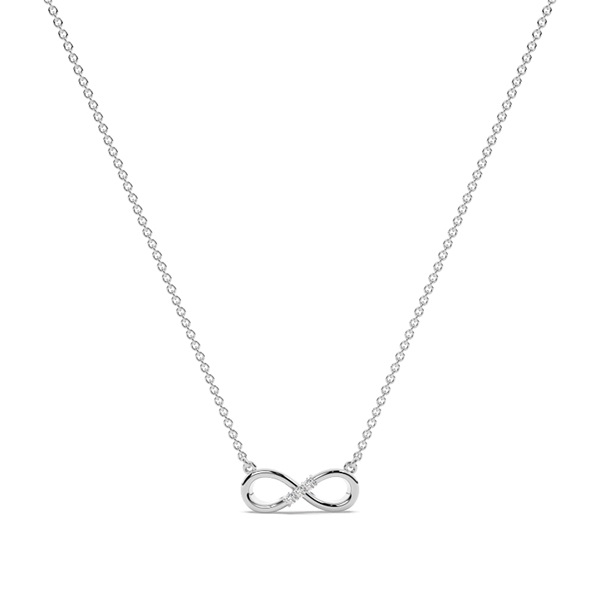 Infinity Diamond Dainty Chain Necklace