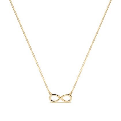 Infinity Diamond Dainty Chain Necklace