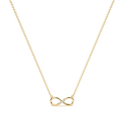 Yellow Gold Chain Diamond Pendants
