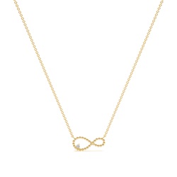 Bubble Diamant Infinity Halskette