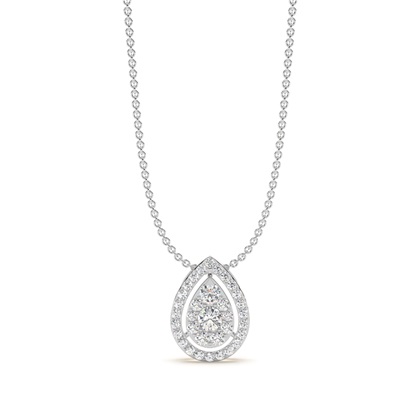 Diamond Cluster Pendants