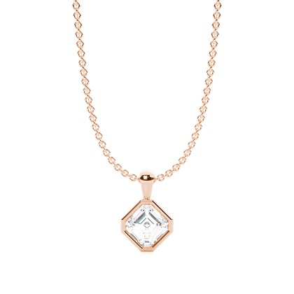 Rose Gold Diamond Pendants & Necklaces