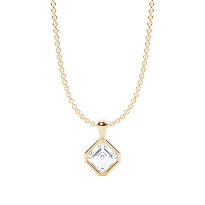 Yellow Gold Diamond Pendants & Necklaces