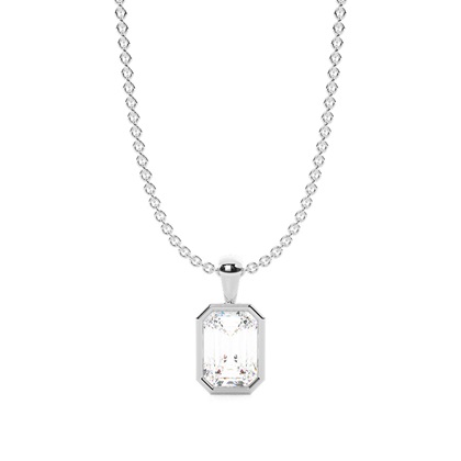 Emerald Diamond Pendants