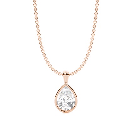 Pear Diamond Pendants