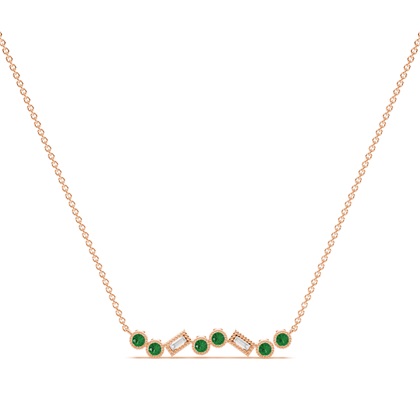 Baguette Diamond Pendants