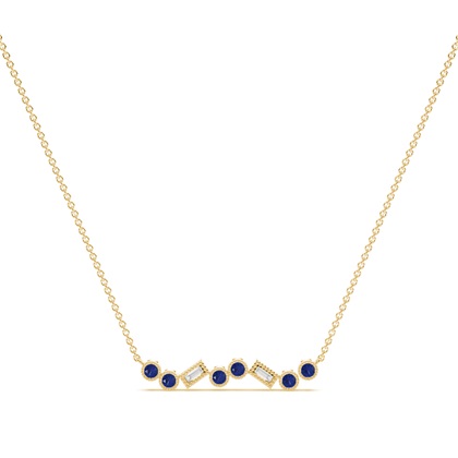 Baguette Diamond Pendants