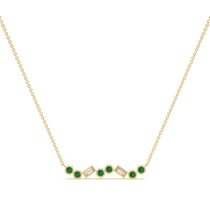 Baguette Diamond Pendants