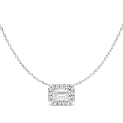 Emerald Diamond Pendants