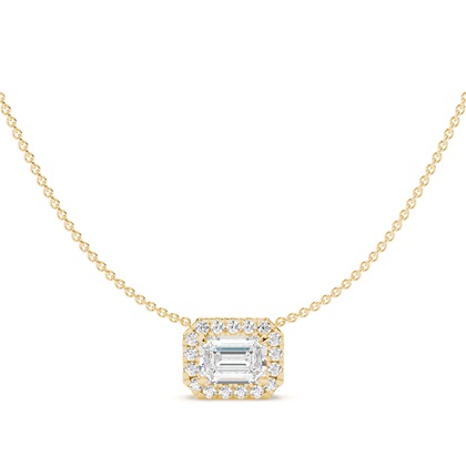 Emerald Diamond Pendants