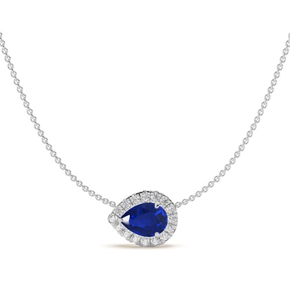 Pear Diamond Pendants