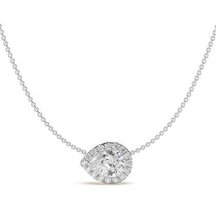 Pear Diamond Pendants