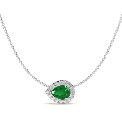 Pear Diamond Pendants